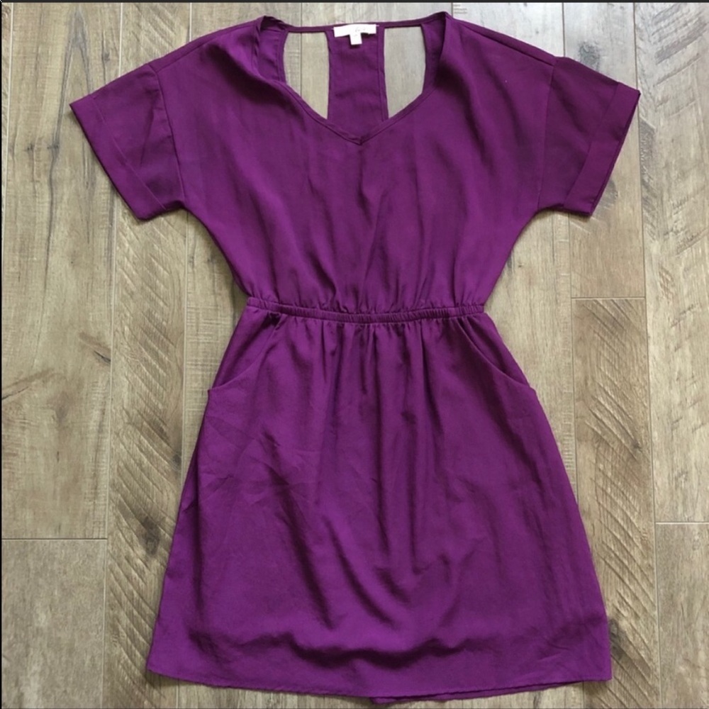 GUC Lush x Nordstrom T Strap Purple Dress XS